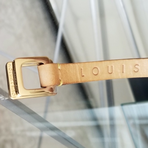 Louis Vuitton Vintage Leather Thin Waist Belt. Size S main image 9